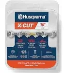 Husqvarna X-Cut S93G 3/8" Pitch .050" Gauge 62 Drive Links 18" Chainsaw Chain - 597469562