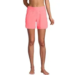 Lands' End Women's 5" Quick Dry Swim Shorts with Panty