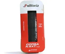 Vittoria Corsa N.Ext G2.0 TLR Tubeless Tire Black, 700X24mm