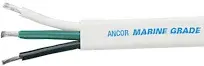 Ancor Wire, 100&#039; 10/3 Triplex Flat Wht/Black/Grn 131110