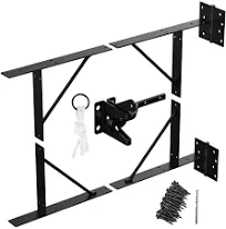 Anti Sag Gate Kit Heavy Duty No Sag Kit for Wooden Gate Fence with a Gate Latch