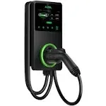 Autel Home Smart Electric Vehicle (EV) Charger, 50 Amp Level 2 Wi-Fi and Bluetooth Enabled EVSE 4G Touch Screen, with In-Body Holster and 25-Foot