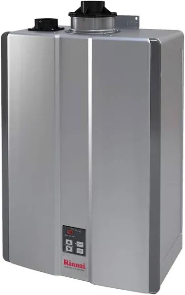 Rinnai RSC199IN Super High Efficiency Plus 11 GPM 199,000 BTU Natural Gas Interior Tankless Water Heater