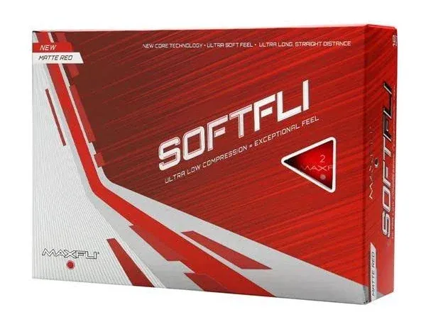 Maxfli Softfli Matte Golf Balls