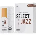 D'Addario Organic Select Jazz Filed Alto Saxophone Reeds