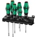 Wera 334/6 Rack Screwdriver Set