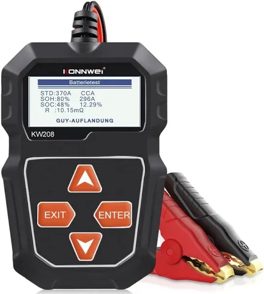 Konn Wei KW208 12V Car Battery Tester