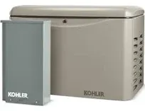 KOHLER RCAL 26000-Watt (LP) / 24000-Watt (NG) Standby Generator with 200-Amp Automatic Transfer SwitchKOHLER RCAL 26000-Watt (LP) / 24000-Watt (NG) Standby Generator with 200-Amp Automatic Transfer Switch