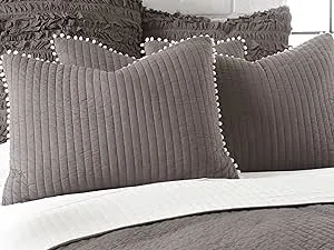 Levtex Home Pom Pom Slate Standard Sham