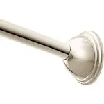 Moen CSR2160BN Adjustable Length Curved Shower Rod Set, Brushed Nickel