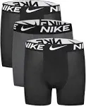 Nike Boys 8-20 3-Pack of Boxer Briefs, Black, Medium