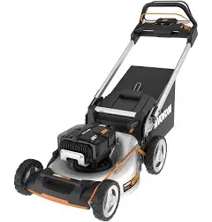 Worx Wg761 Nitro 80V 21" Cordless Self-Propelled Lawn Mower with Brushless Motor & Rear Wheel Drive