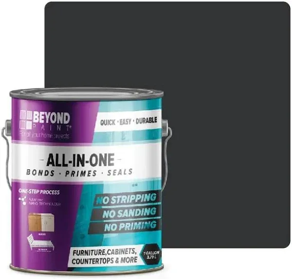 Beyond Paint BP11CP Furniture Cabinets and More All-in-One Refinishing Paint, Quart, Soft Grey