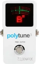 TC Electronic PolyTune 3 Guitar Tuner Pedal, Multicolor