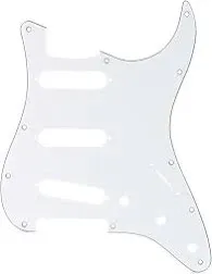 Fender Standard Stratocaster Pickguard White 11 Hole