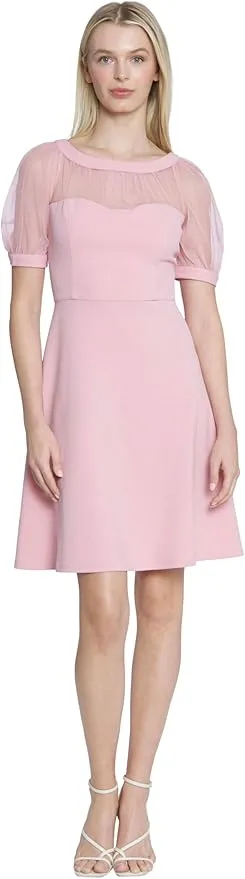 Maggy London Women's Illusion Dress Occasion Event Party Holiday Cocktail Guest of Wedding.