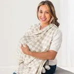 Itzy Ritzy Breastfeeding Boss Taupe Checkerboard