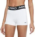 Nike Pro Women's 3" Shorts - Black/Blue Tint