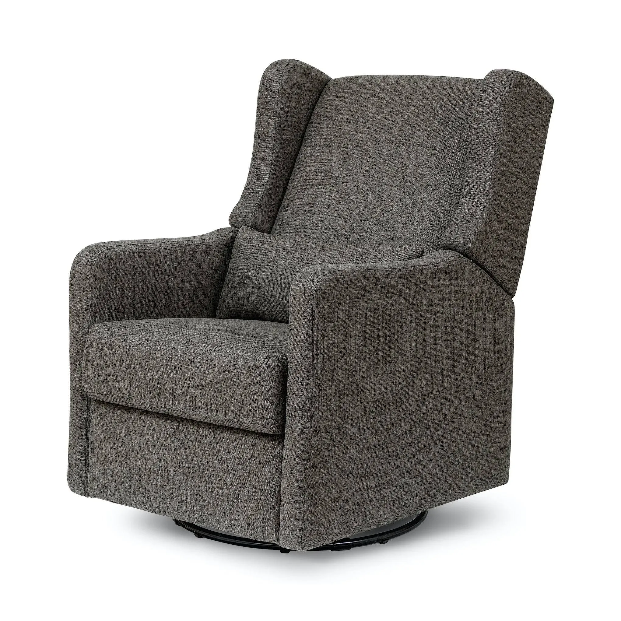 DaVinci Arlo Recliner and Swivel Glider - Performance Charcoal Linen