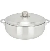 Chef PRO Commercial Grade Aluminum Caldero Stock Pot, 3.8 Quarts