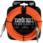 Ernie Ball Flex Instrument Cable Straight/Straight - Orange - 20 ft.