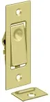 Deltana PDB42U3 Pocket Door Jamb Bolt Polished Brass