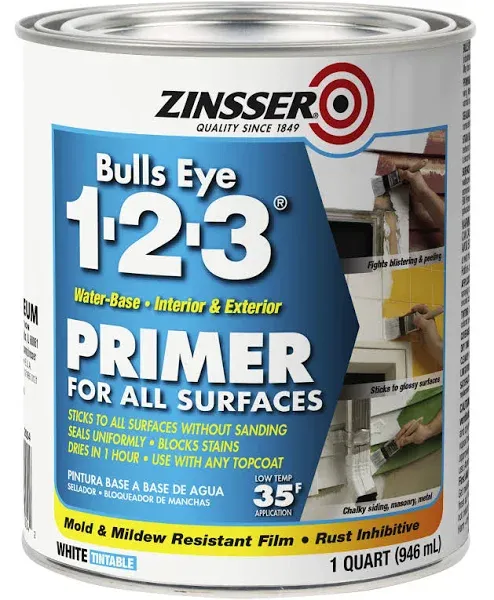 Zinsser Bulls Eye 1-2-3 Primer - 1 qt