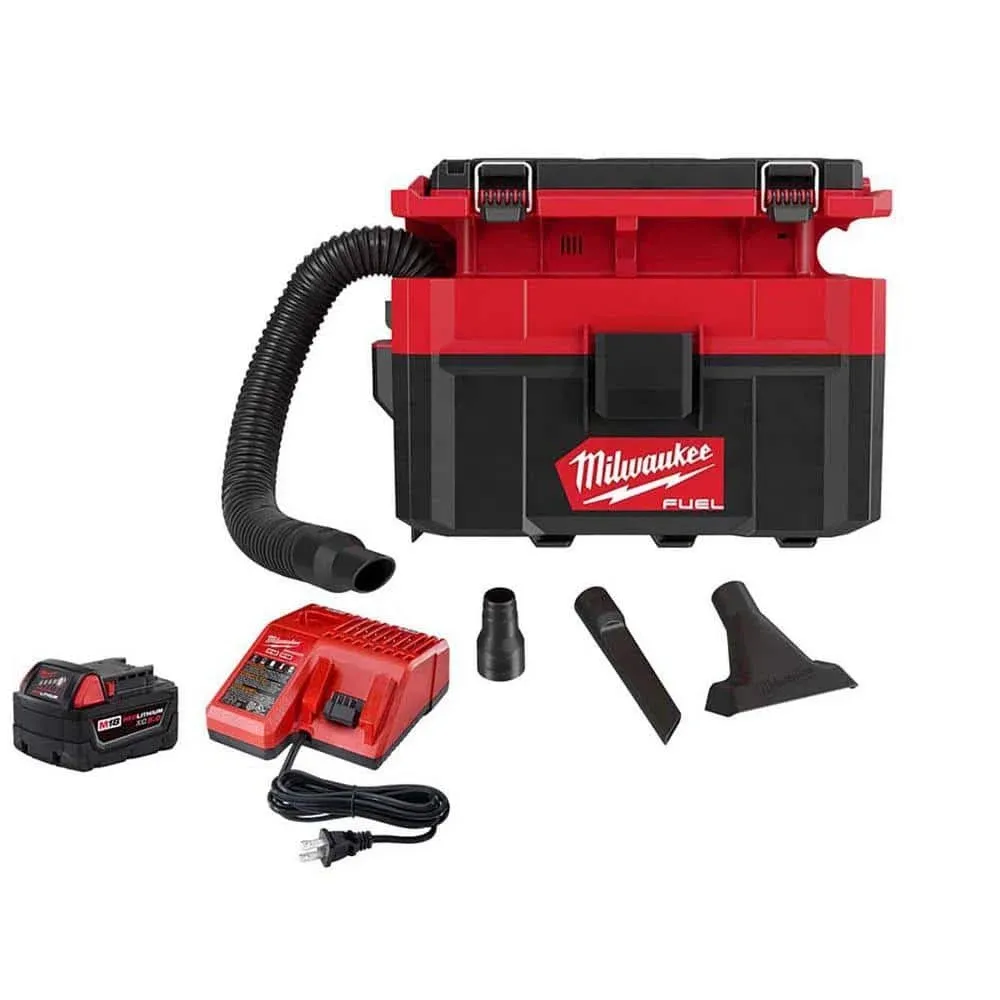 Milwaukee 0970-20 M18 Fuel 18V PACKOUT 2.5 Gallon Wet/Dry Vacuum Bare Tool