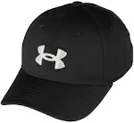 Under Armour Boys' Blitzing Cap Black/White M/L