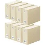 SpaceAid 8 Pack Bed Sheet Organizer and Storage Folder Sheet Organizer in Beige