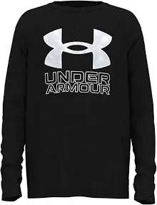 Under Armour Boys' Tech Hybrid Print Fill Long Sleeve