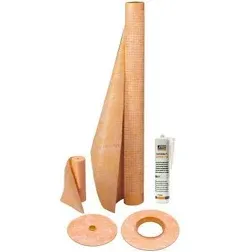 KERDI-SHOWER-KIT 48" x 48" PVC Flange 2"