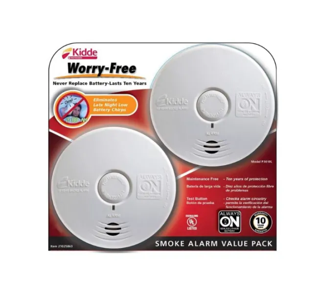 Kidde Worry-Free Smoke Alarms