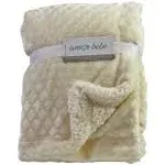 Rose Textiles Soft & Textured Baby Blankets,Ivory