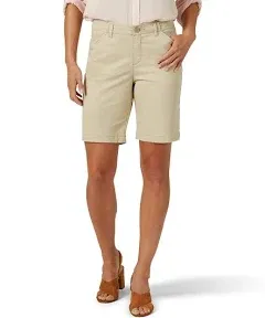 Lee Women's Regular Fit Chino Bermuda Shorts