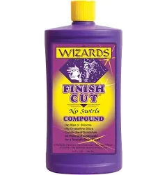 Wizards 11040 Finish Cut No Swirls Compound One Step Buffing 32 oz. Bottle