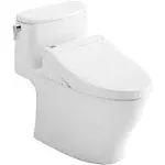 TOTO Nexus WASHLET+ One-Piece Toilet with C5 Bidet Seat, 1.28 GPF, Cotton White - Contemporary - Toilets - by PlumbersStock | Houzz