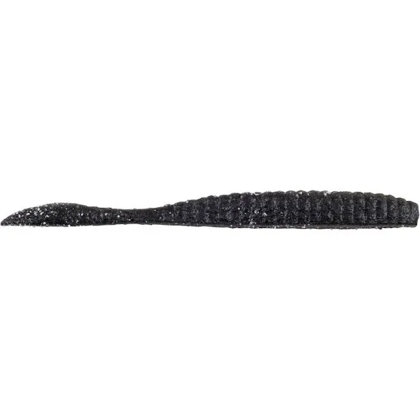 BERKLEY - POWERBAIT MAXSCENT FLAT WORM Black / 3.6"