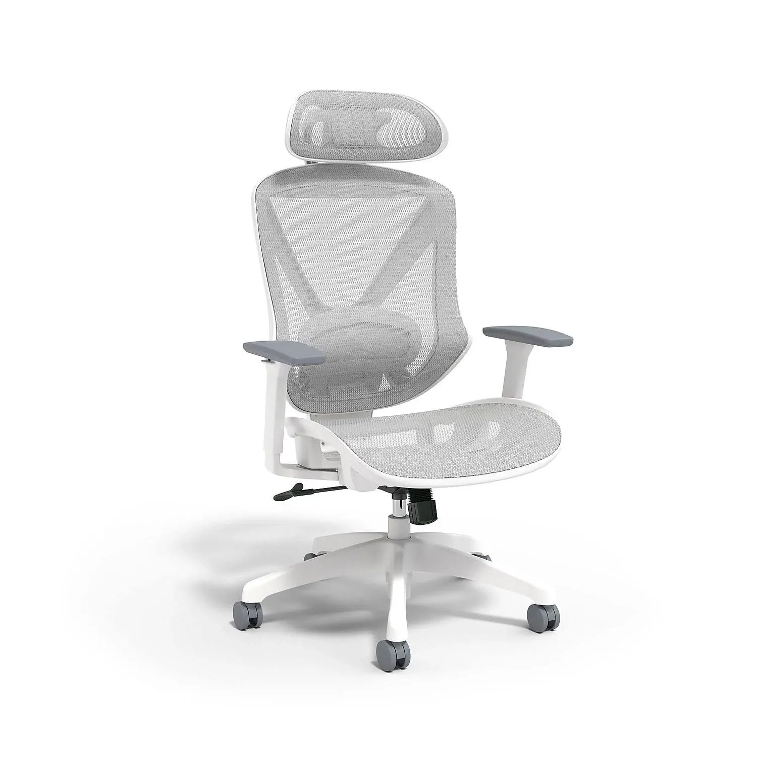 Staples Dexley Ergonomic Mesh Swivel Task Chair, Gray