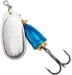 Blue Fox Classic Vibrax Spinner, Silver/Chrome Blue