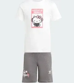 adidas Originals Hello Kitty T-Shirt & Shorts Set Girls'