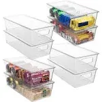 Clearspace Pantry Organizers and Storage Bins with Lids – Snack Organizer for Pantry Shelf, Snack Storage & Snack Bin - Snack Containers for Pantry,