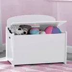 Delta Children MySize Deluxe Toy Box - Bianca White