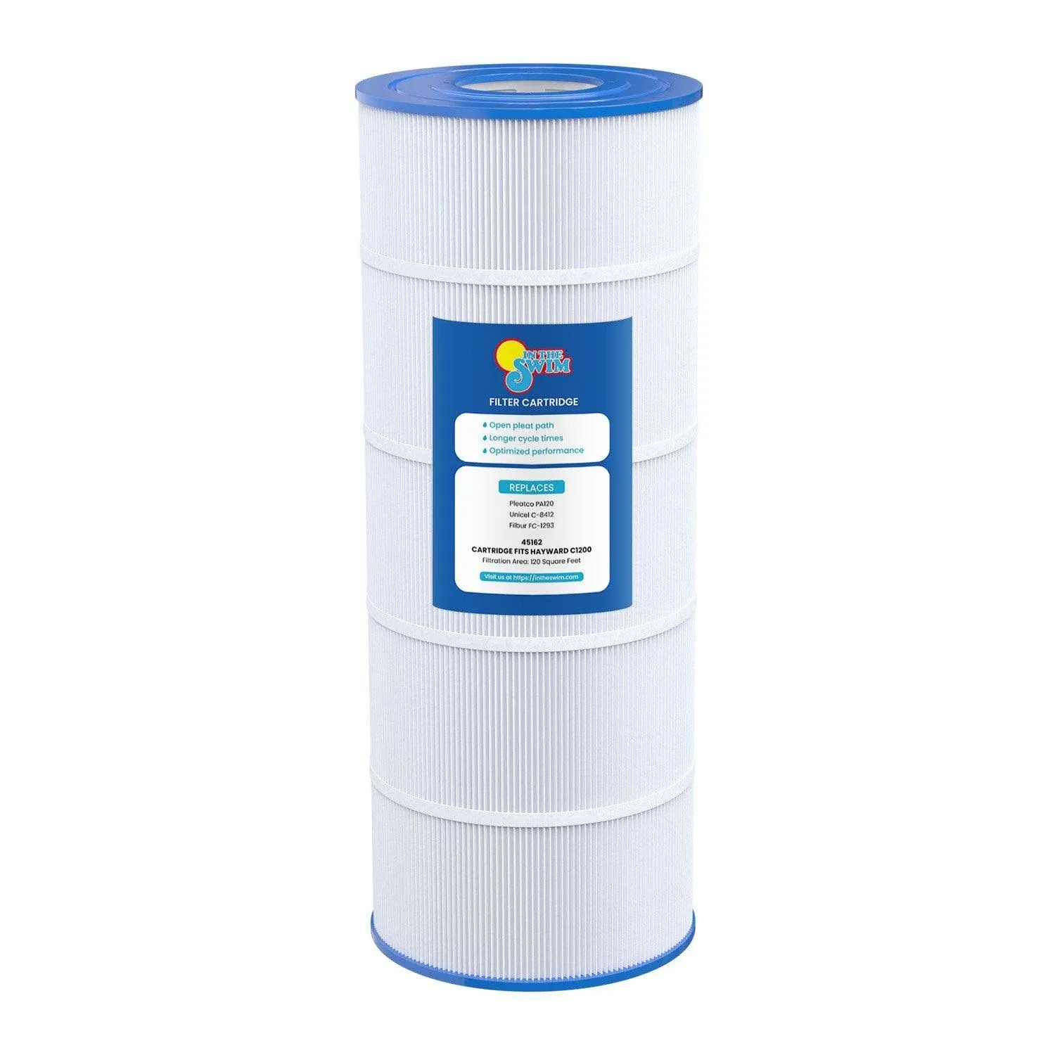 In The Swim Standard Pool Filter Cartridge Replacement for Hayward Star Clear Plus C1200 WP.TS1293