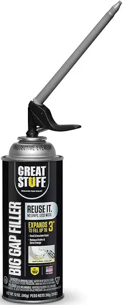 Great Stuff 12 oz Smart Dispenser Big Gap Filler Insulating Foam Sealant