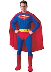 Deluxe Muscle Chest Superman Adult Costume