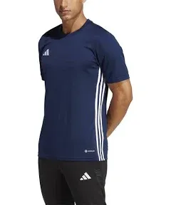 Adidas Men's Tabela 23 Soccer Jersey, Team Navy Blue/White / XL