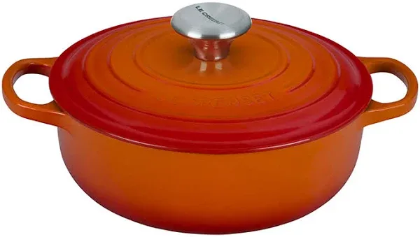 Le Creuset 5.25 Quart Signature Rectangular Roaster (Cerise)