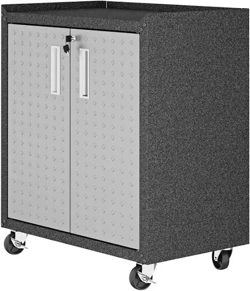 Manhattan Comfort Fortress 31.5" Mobile Garage Cabinet