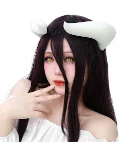 C-ZOFEK White Cosplay Horns with Clips